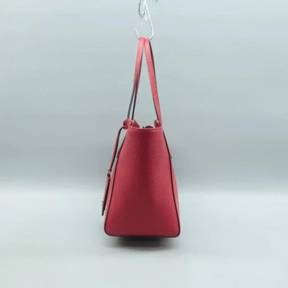 100% Authentic GUCCI Swing Red Leather Shoulder Bag 613-09124 - Picture 3 of 12